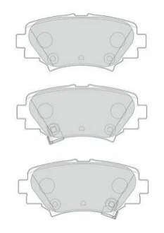MAZDA Тормозные колодки задн.Mazda 3 13- Jurid 573614J