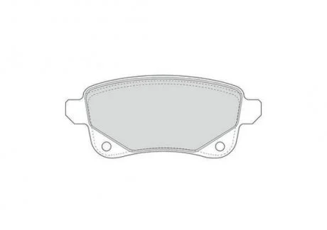 Комплект тормозных колодок, дисковый тормоз Jurid 573660J