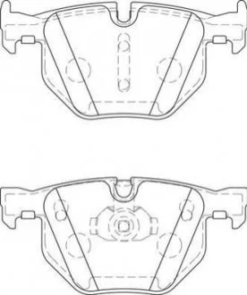 Гальмівні колодки зад. BMW X5/X6 07- (ATE) Jurid 573744J