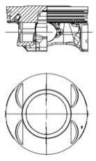 Поршень KOLBENSCHMIDT 40 199 610