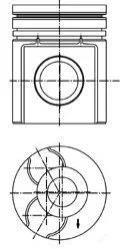 Поршень KOLBENSCHMIDT 40 255 600