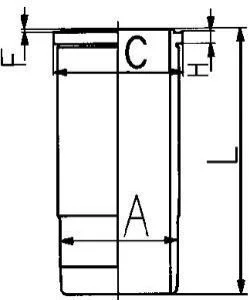 Гільза циліндра KOLBENSCHMIDT 89 820 110