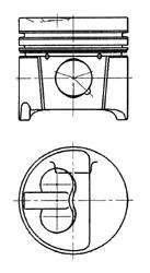 Поршень Psa 83.50 1.9TD XUD9TE KOLBENSCHMIDT 94 786 710