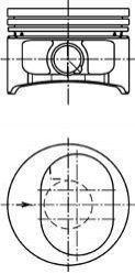 Поршень KS KOLBENSCHMIDT 94865620