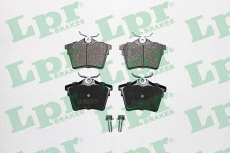 Комплект гальмівних колодок з 4 шт. дисків LPR 05P1195