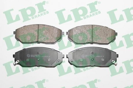 Тормозные колодки дисковые LPR 05P1207