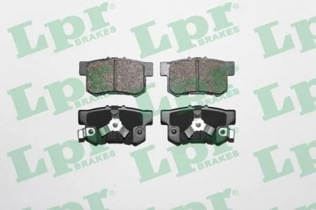 Комплект гальмівних колодок з 4 шт. дисків LPR 05P1404