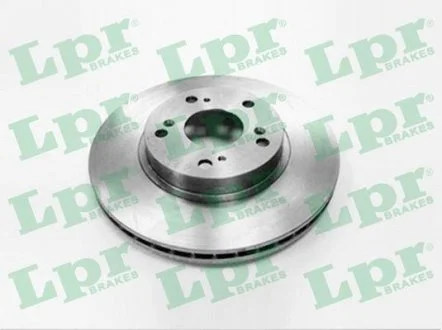 Диск гальмівний передній (кратно 2) Honda Civic (VII,VIII), CR-V II (D=282mm) LPR H1015V