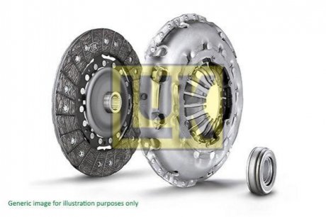 Комплект сцепления BMW 3 (F30/F80/5 (F10/G30/F90) 13- B47/N47 (d=240mm) (+ выжимной) LuK 624 3726 00