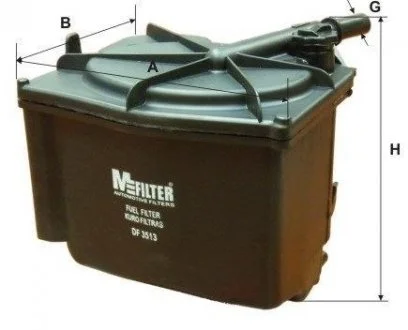 Фільтр паливний 1.6HDi Berlingo/Partner 05-/Scudo/Expert 07- MFILTER DF 3513 M-FILTER DF3513