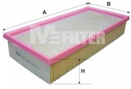 Фільтр повітряний Transit 2.0i/2.5D/TDi 94>00 MFILTER K 449 M-FILTER K449