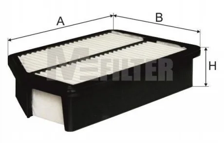 Фільтр повітряний Huyndai i30/i40/ix35/Kia Sportage 10- MFILTER M-FILTER K 7002