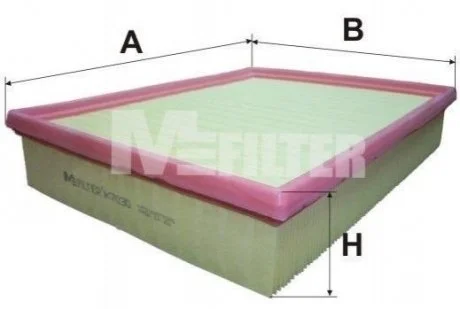 Фільтр повітряний Kyron/Actyon 2.0-2.3 05- MFILTER M-FILTER K 7030