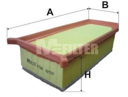 Фільтр повітряний Dokker/Logan/Sandero/Clio 1.5dCi 12- MFILTER M-FILTER K 7048