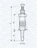 Свеча накала FORD, HONDA,ISUZU,IVECO [] MAGNETI MARELLI 062580704304 (фото 1)