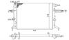 Радиатор двигателя OPEL ASTRA G (F08, F35, F48, F69 - MANUAL) 1,4 16V 1,6 1,6 16V 1,8 16V ZAFIRA (F75 - MANUAL) 1, [] MAGNETI MARELLI 350213960003 (фото 1)
