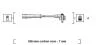 Комплект высоковольтных проводов FORD ESCORT V,FIESTA III,ORION II,III [] MAGNETI MARELLI 941318111038 (фото 2)