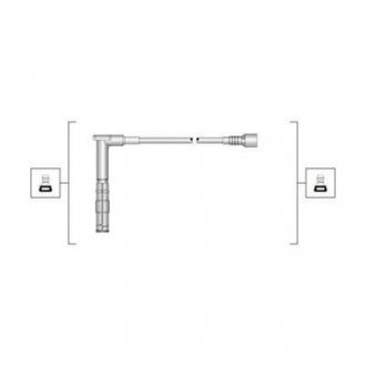 Высоковольтные провода MERCEDES C 180, 200, 220 MAGNETI MARELLI 941319170100