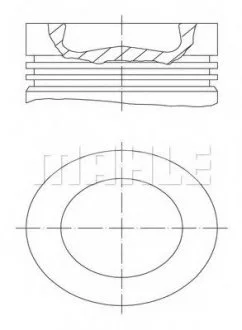 Поршень MB MAHLE MAHLE / KNECHT 003 97 00 (фото 1)