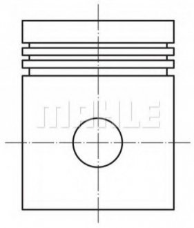 Поршень Mahle MAHLE ORIGINAL MAHLE / KNECHT 0156100