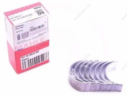 Вкладиші шатунні Renault Kangoo 1.5dci 01- (+0.25) MAHLE / KNECHT 021 PS 20515 025