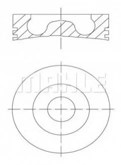 Поршень Mahle MAHLE ORIGINAL MAHLE / KNECHT 0280202