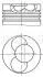 Поршень 81.00 STD VW LT 28-35,28-46 II 2.5TDI AVR,BBR 99- MAHLE / KNECHT 030 88 00 (фото 1)