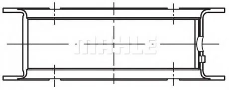 Фото 1 - вкладыш распредвала (1 шея) VOLVO D12A, D12A (USA) MAHLE MAHLE / KNECHT 038 NB 19916 000 Вкладыш распредвала (1 шея) VOLVO D12A, D12A (USA) MAHLE MAHLE / KNECHT 038 NB 19916 000 (фото 1)