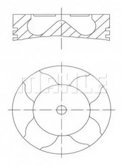 Поршень MAN MH MAHLE / KNECHT 229 12 00