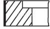 Кільця поршневі,комплект MAHLE MAHLE / KNECHT 681 RS 00105 0N0 (фото 2)