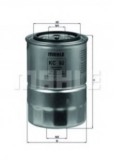 Топливный фильтр KNECHT MAHLE / KNECHT KC82