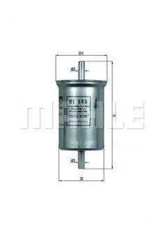 Паливний фільтр KNECHT MAHLE / KNECHT KL 146