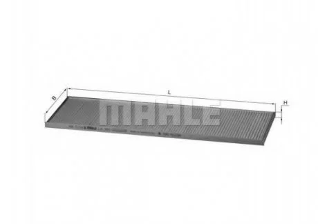 Фільтр салону LA355 KNECHT MAHLE / KNECHT LA 355