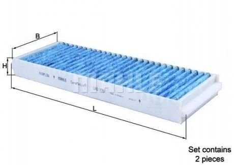 Фільтр, повітря у внутрішній простір LAO239/S KNECHT MAHLE / KNECHT LAO 239/S