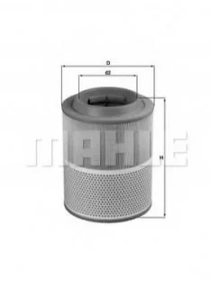 Повітряний фільтр KNECHT MAHLE / KNECHT LX1072