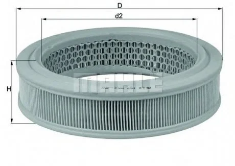 Повітряний фільтр KNECHT MAHLE / KNECHT LX 157