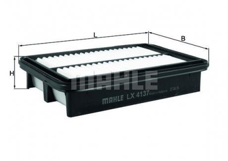 Повітряний фільтр KNECHT MAHLE / KNECHT LX4137