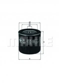 Масляний фільтр KNECHT MAHLE / KNECHT OC 98