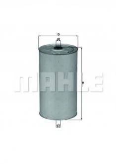 Фільтр масляний KNECHT MAHLE / KNECHT OX 30D