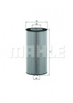 Фильтр масляный KNECHT MAHLE / KNECHT OX 348D