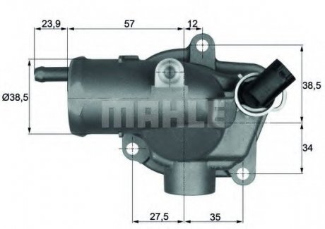 Термостат MAHLE MAHLE / KNECHT TH 11 87 (фото 1)