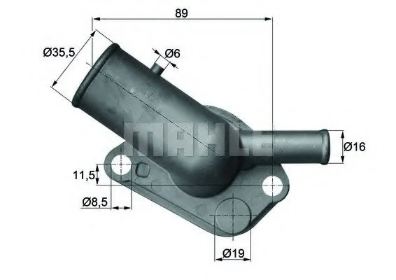 Термостат FIAT; LANCIA; ZASTAVA (пр-во Mahle) MAHLE / KNECHT TI 64 87 D (фото 1)
