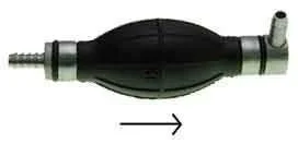 MEAT DORIA Насос ("груша") Lucas ручной подкачки топлива угловой d=8mm MEAT&DORIA 9061