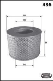 Фільтр повітря (аналогWA6468/LX1) MECAFILTER EL3157