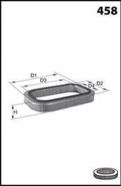 Фільтр повітря (аналогWA6013/LX558) MECAFILTER EL9007