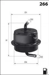 Фільтр палива (аналогWF8106/KL521) MECAFILTER ELE6038