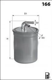 Фільтр палива (аналогWF8435/KL737) MECAFILTER ELG5420