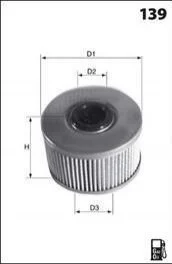 Фільтр палива (аналогWF8405/KX78D) MECAFILTER ELG5448