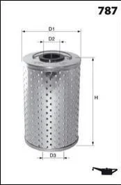 Фільтр оливи (аналог92021E/OX137D1/S) MECAFILTER ELH4702