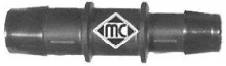 Універсальний пластиковий зєднувач шлангів 19mmX16mm (прямий) Metalcaucho 00050